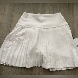 ALO Yoga Grand Slam Tennis Skirt White Size XS